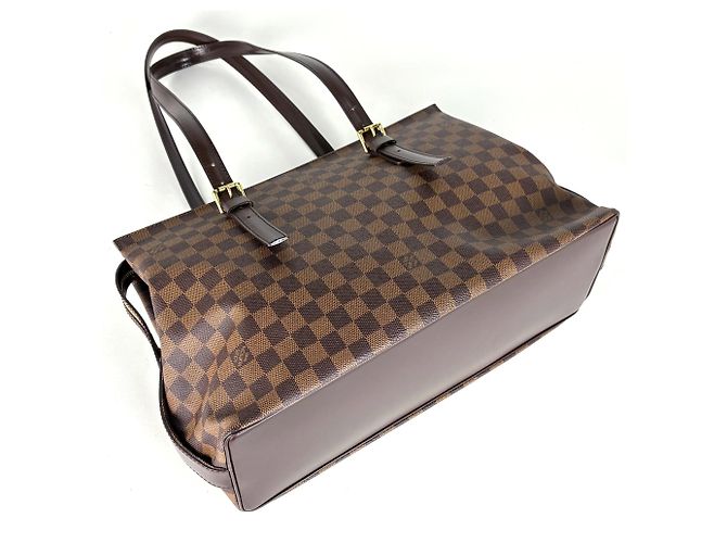 Borsa Tote Louis Vuitton Chelsea Marrone Damier ebene - vista 2