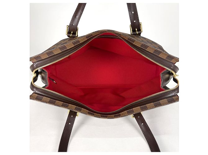 Borsa Tote Louis Vuitton Chelsea Marrone Damier ebene - vista 7