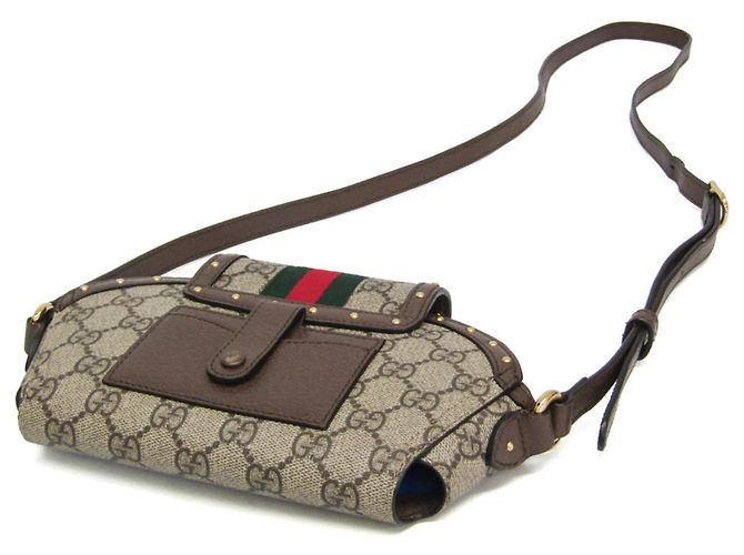 Custodia per AirPods Max Gucci Ophidia Marrone Beige - vista 2
