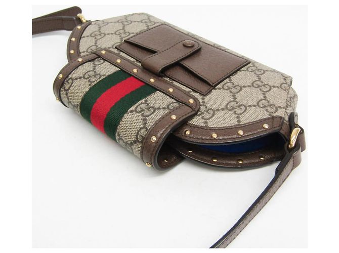 Custodia per AirPods Max Gucci Ophidia Marrone Beige - vista 7