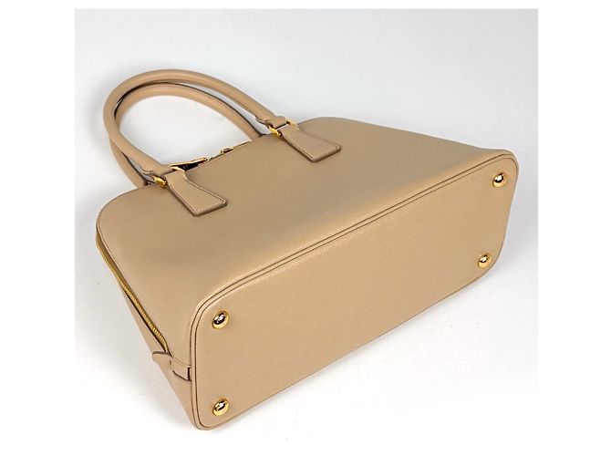 Prada Handtasche Beige Saffiano - Ansicht 2
