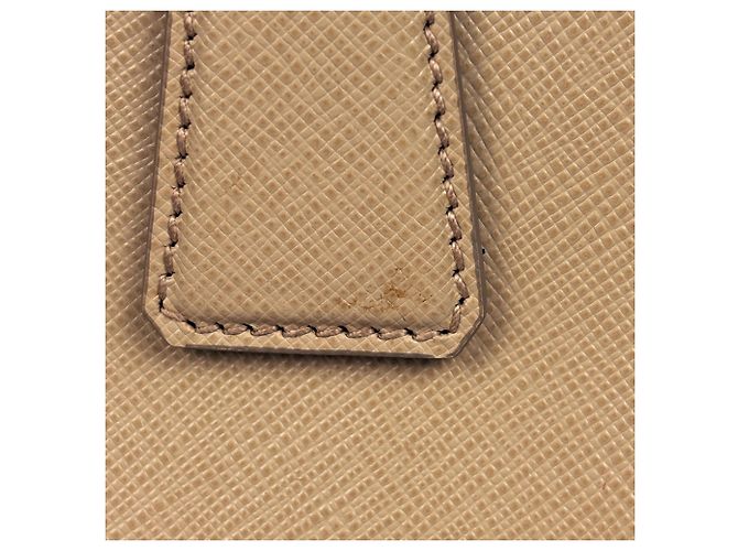 Prada Handtasche Beige Saffiano - Ansicht 4