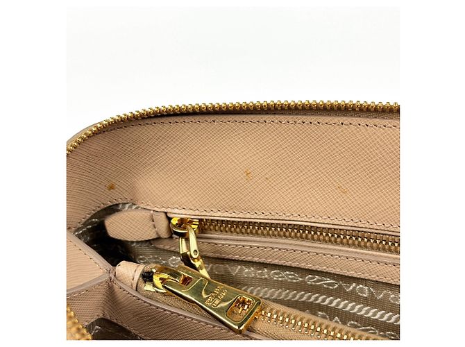 Prada Handtasche Beige Saffiano - Ansicht 7