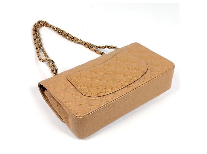Borsa a Spalla Chanel Matelassé Beige - vista 2