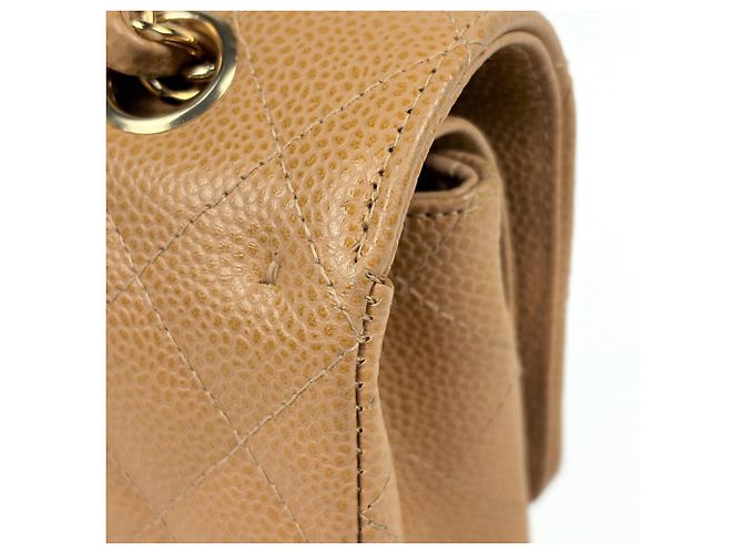 Borsa a Spalla Chanel Matelassé Beige - vista 4