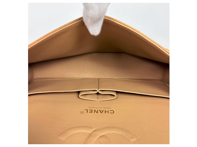 Borsa a Spalla Chanel Matelassé Beige - vista 8