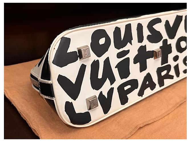 Louis Vuitton Alma Monogram Graffiti Nero Bianco Monogramma - vista 3
