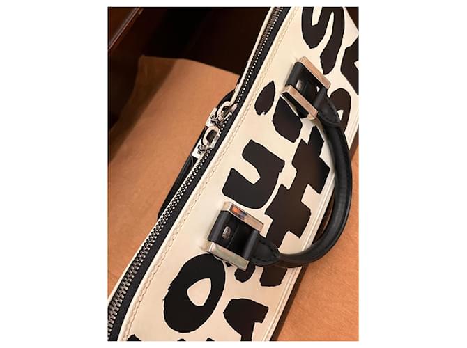 Louis Vuitton Alma Monogram Graffiti Nero Bianco Monogramma - vista 5