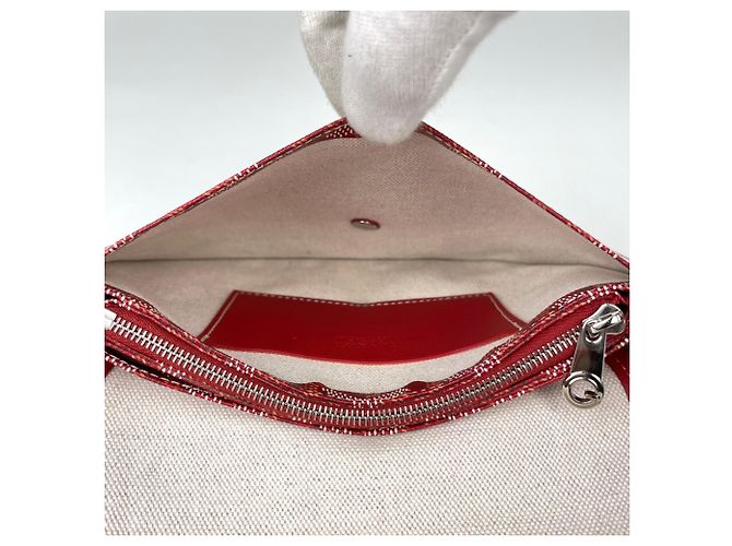 Borsa a Spalla Portafoglio Goyard Plume Pouch Rosso - vista 6