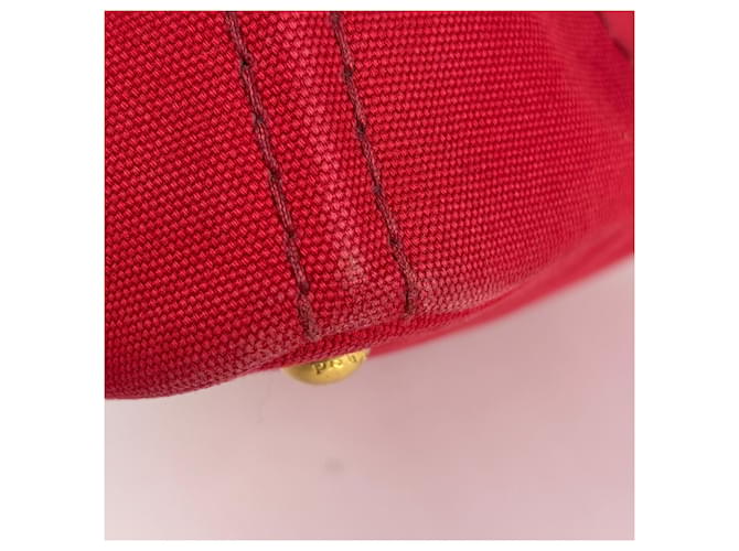 Prada Canapa Tote Bag Rot - Ansicht 3