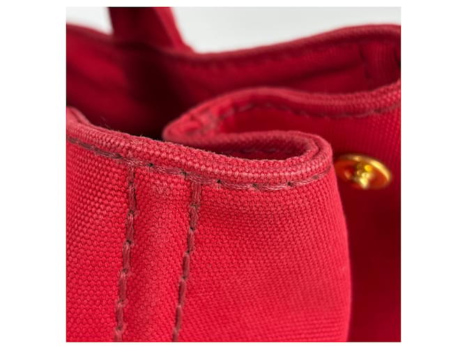 Prada Canapa Tote Bag Rot - Ansicht 5