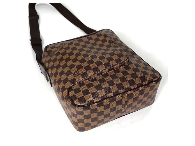 Louis Vuitton Olaf MM Schultertasche Braun Damier ebene - Ansicht 2