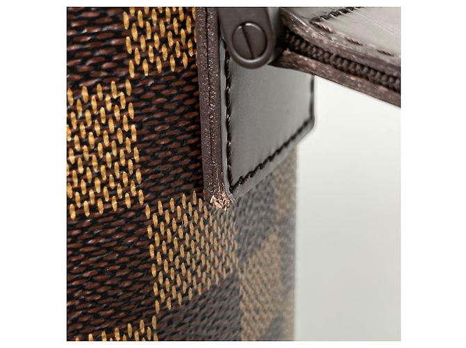 Louis Vuitton Olaf MM Schultertasche Braun Damier ebene - Ansicht 4
