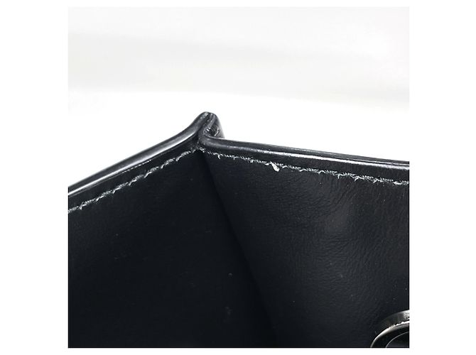 Borsa Tote in pelle nera Prada Nero - vista 7