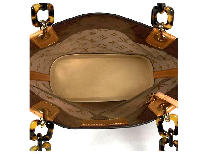 Borsa Tote Louis Vuitton Cabas Ambre PM Marrone Monogramma - vista 7