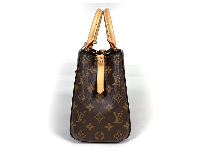Borsa Louis Vuitton Montaigne BB Marrone - vista 2