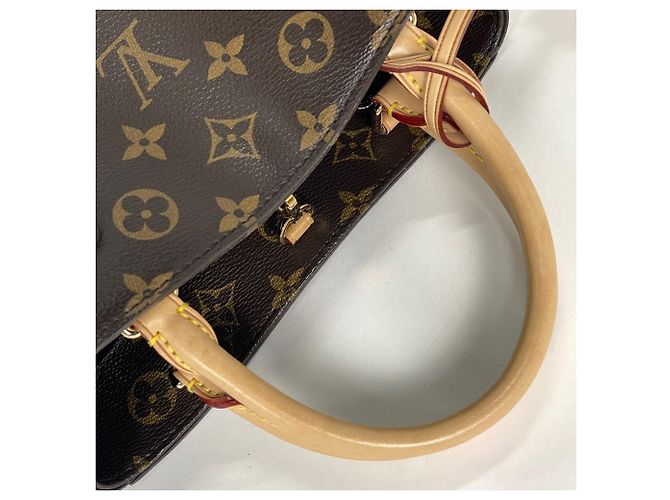 Borsa Louis Vuitton Montaigne BB Marrone - vista 7