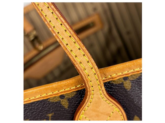 Louis Vuitton Neverfull MM Tote Bag in Monogram Braun - Ansicht 6