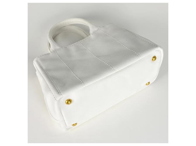Prada Canapa Tote Bag Weiß - Ansicht 2