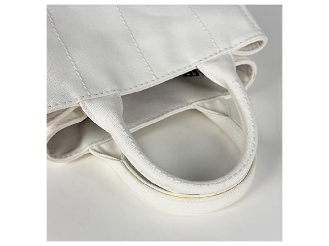 Prada Canapa Tote Bag Weiß - Ansicht 8
