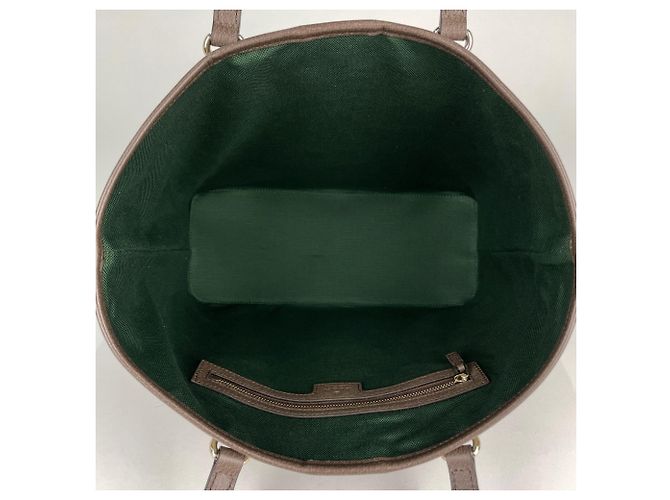Ophidia Borsa Tote Gucci Double G Medium Marrone - vista 6