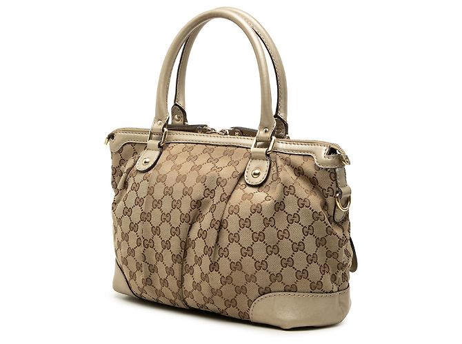 Borsa Sukey in tela GG beige Gucci - vista 2
