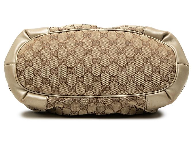 Borsa Sukey in tela GG beige Gucci - vista 3