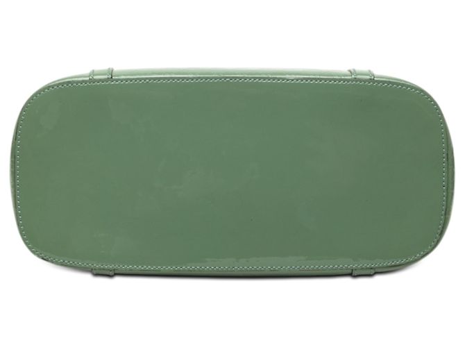 Tote Nice Microguccissima in vernice verde Gucci - vista 3