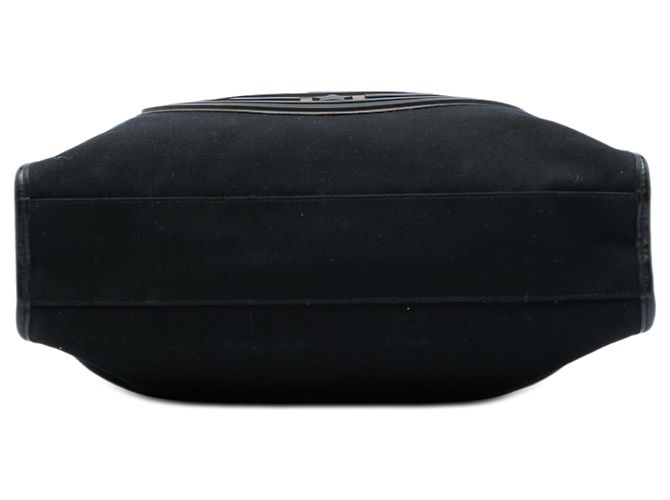 Fendi Black Canvas Logo Patch Tote Schwarz - Ansicht 3