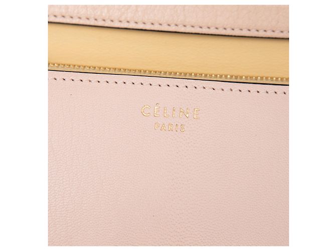 Céline Celine Pink Medium Calfskin Classic Box Rosa - vista 5