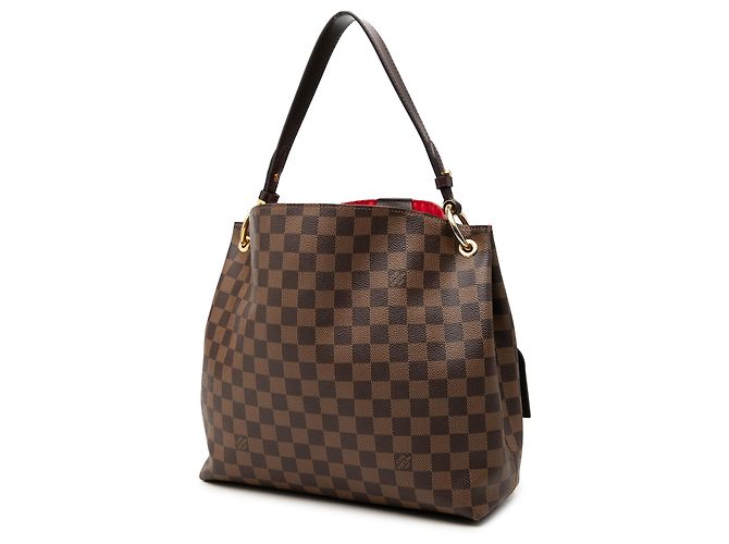 Louis Vuitton Marrone Damier Ebene Graceful PM - vista 2