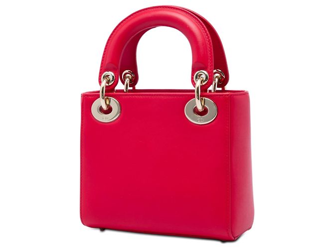 Dior Red Niki De Saint Phalle Mini Calfskin Lady Dior - view 2