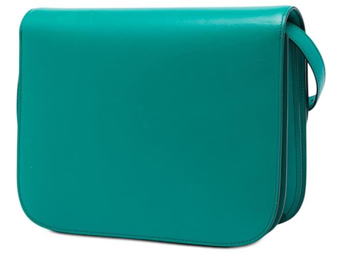 Céline Celine Blue Medium Calfskin Classic Box - vista 2
