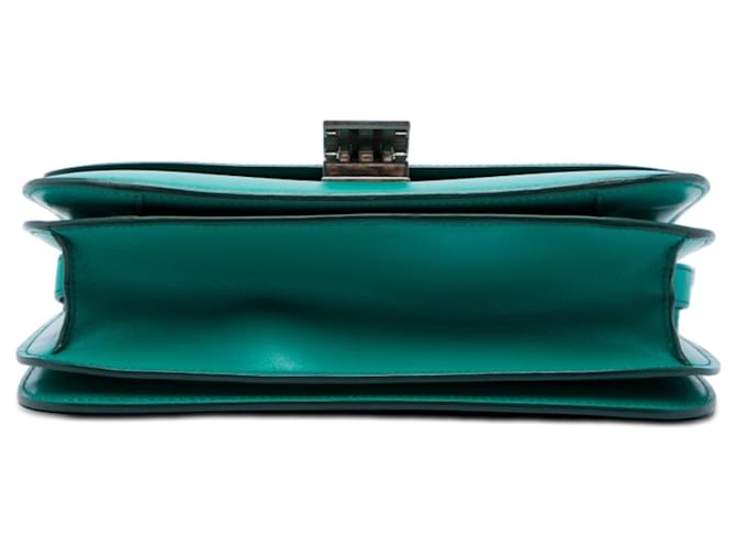 Céline Celine Blue Medium Calfskin Classic Box - vista 3