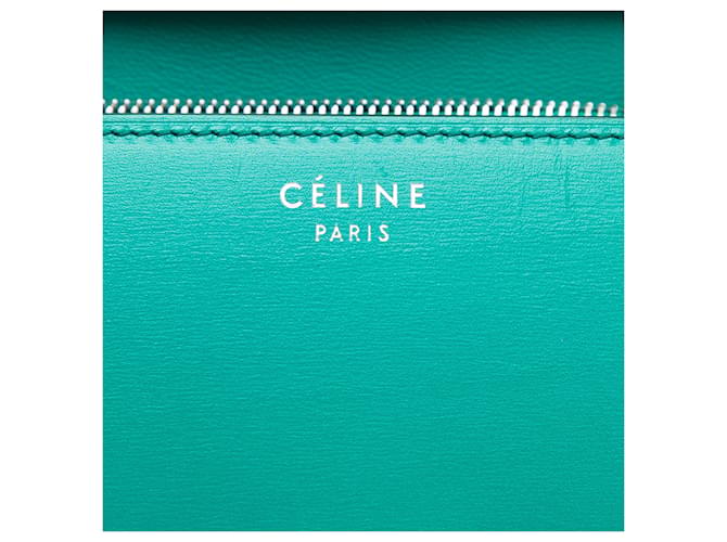 Céline Celine Blue Medium Calfskin Classic Box - vista 5