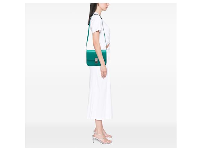 Céline Celine Blue Medium Calfskin Classic Box - vista 6