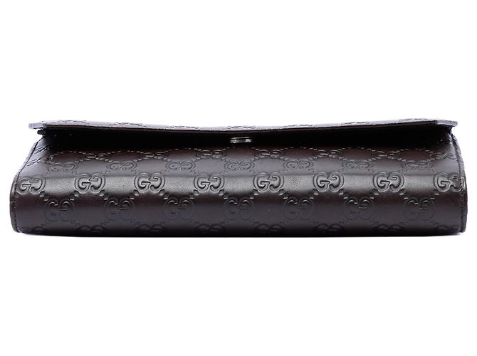Clutch Gucci Marrone Guccissima Marrone scuro - vista 3