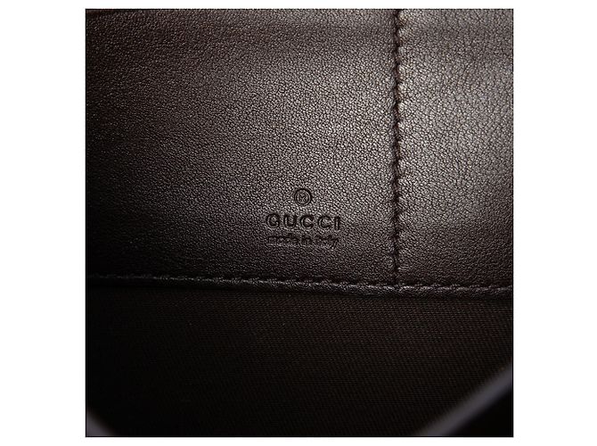 Clutch Gucci Marrone Guccissima Marrone scuro - vista 5