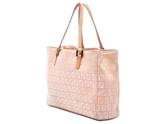 Fendi Zucchino Canvas Tote in Pink - Ansicht 2