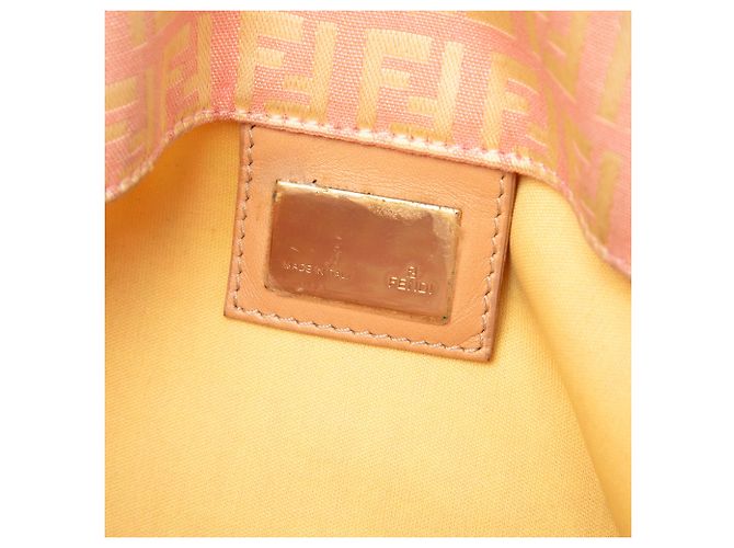 Fendi Zucchino Canvas Tote in Pink - Ansicht 5