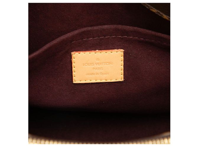Louis Vuitton Marrone Monogram Montaigne MM - vista 5