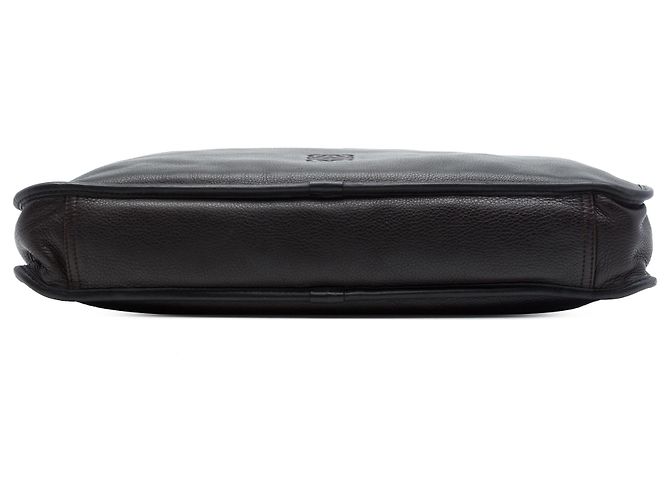 Valigetta LOEWE in pelle marrone Anagram Toledo Marrone scuro - vista 3