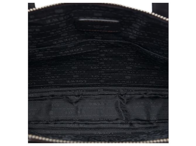 Valigetta LOEWE in pelle marrone Anagram Toledo Marrone scuro - vista 4