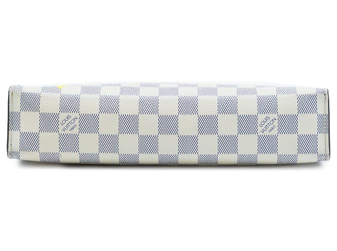 Louis Vuitton Pochette Voyage MM Damier Azur Weiß Americas Cup - Ansicht 3