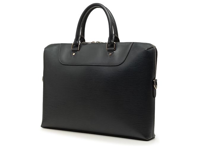 Louis Vuitton Blu Epi Porte Documents Jour Blu navy - vista 2
