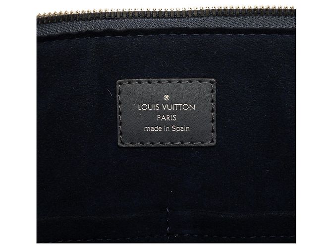 Louis Vuitton Blu Epi Porte Documents Jour Blu navy - vista 5