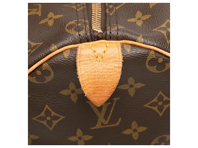 Louis Vuitton Marrone Monogram Keepall 50 - vista 5