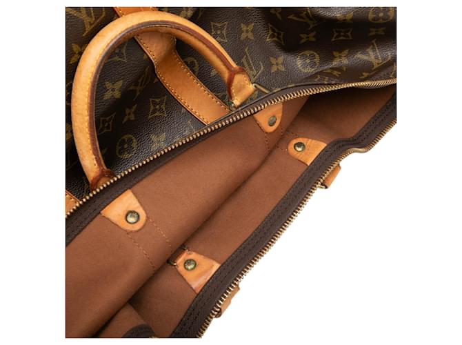 Louis Vuitton Marrone Monogram Keepall 50 - vista 6