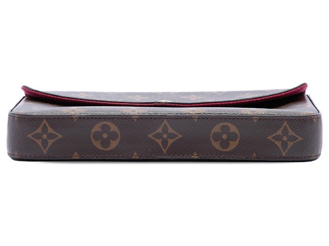 Louis Vuitton Pochette Felicie Monogram Marrone - vista 3