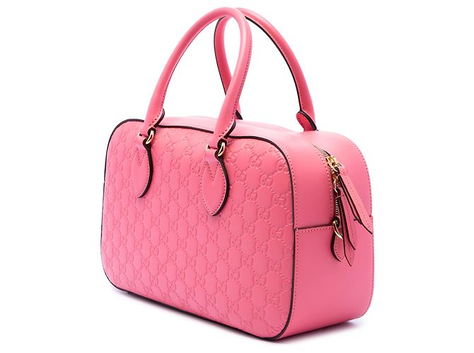 Borsa Gucci Pink Guccissima Rosa - vista 2